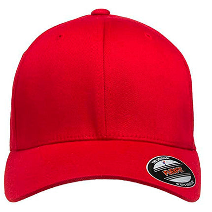 Gorra Flexfit 6277 Original Cerrada Roja